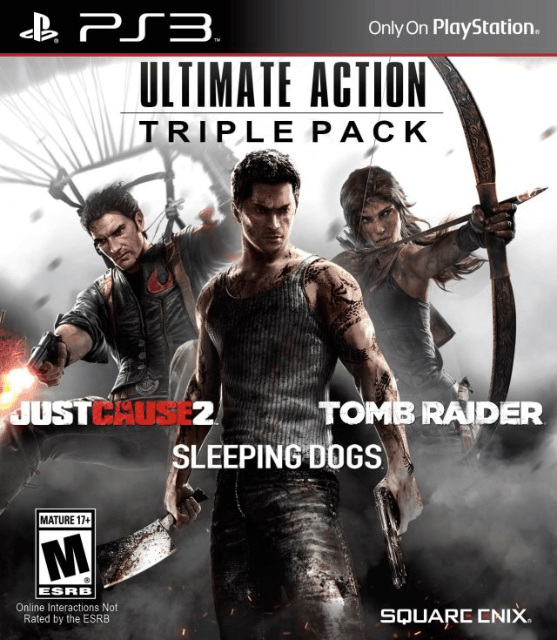 Ultimate Action Triple Pack box art for Playstation 3